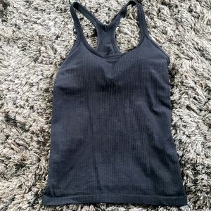Lululemon grey ribbed tank top